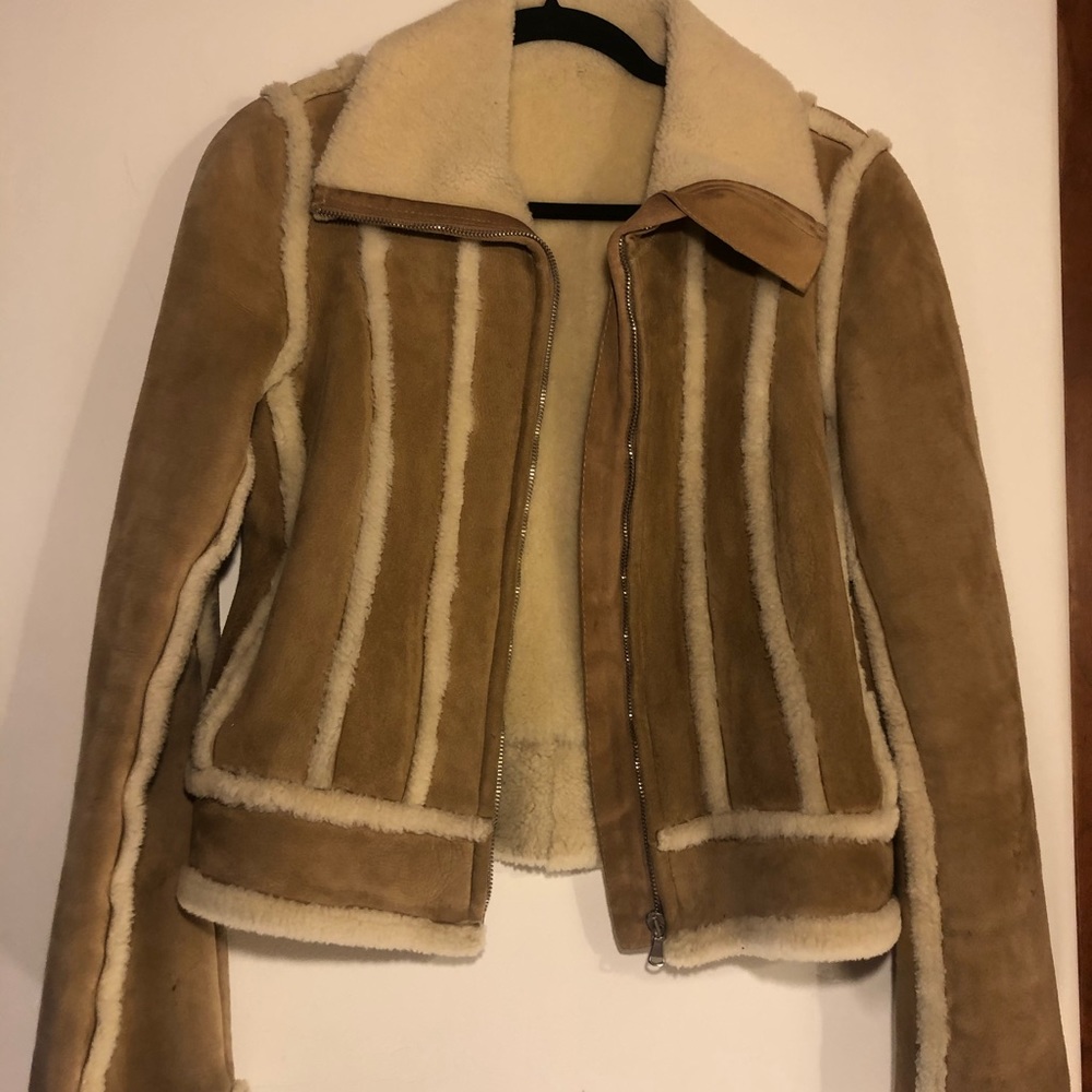 Small DKNY faux fur jacket.